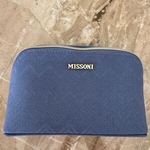 Missoni Navy Zigzag Pouch